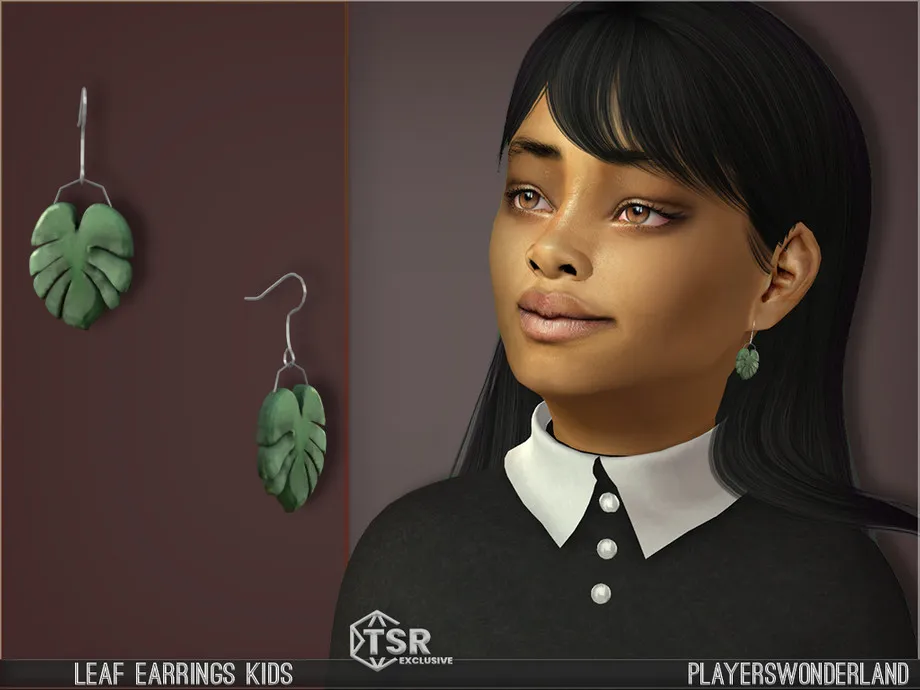 Leaf Earrings Kids