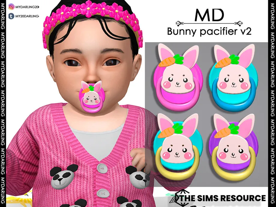 Bunny pacifier v2 Infant
