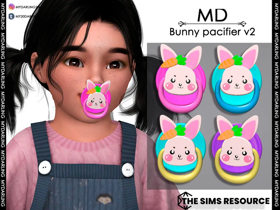 Bunny pacifier v2 Toddler