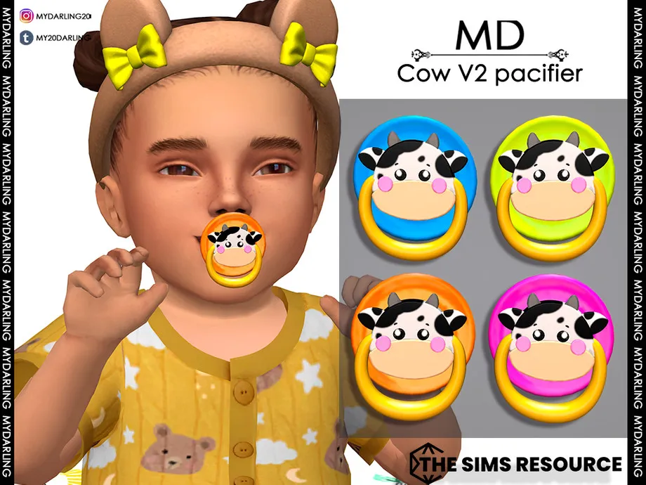 cow pacifier v2 Infant