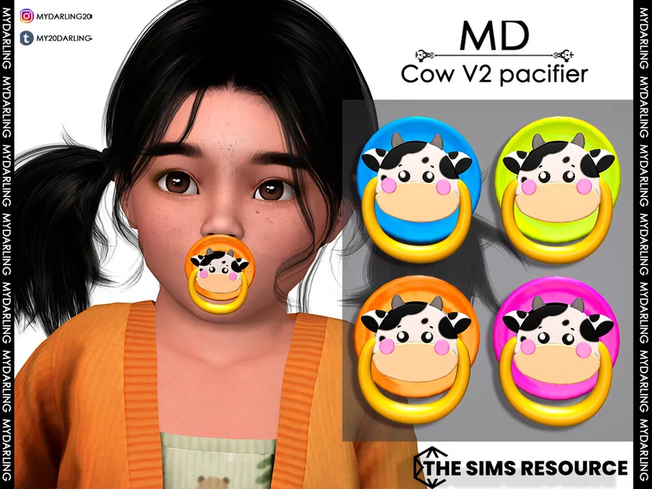 cow pacifier v2 Toddler