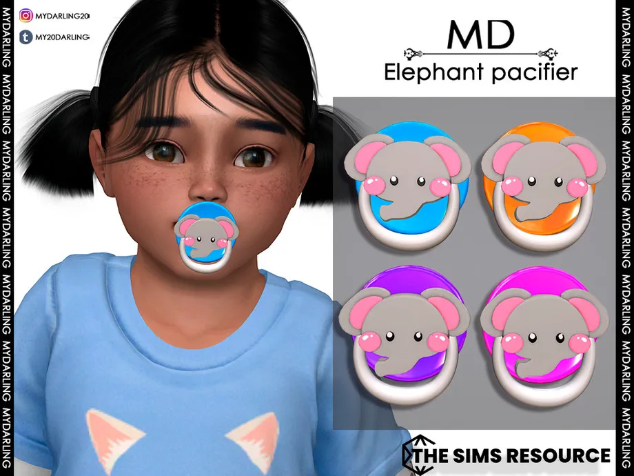 Elephant pacifier Toddler