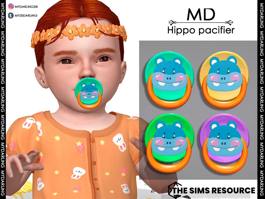 hippo pacifier Infant
