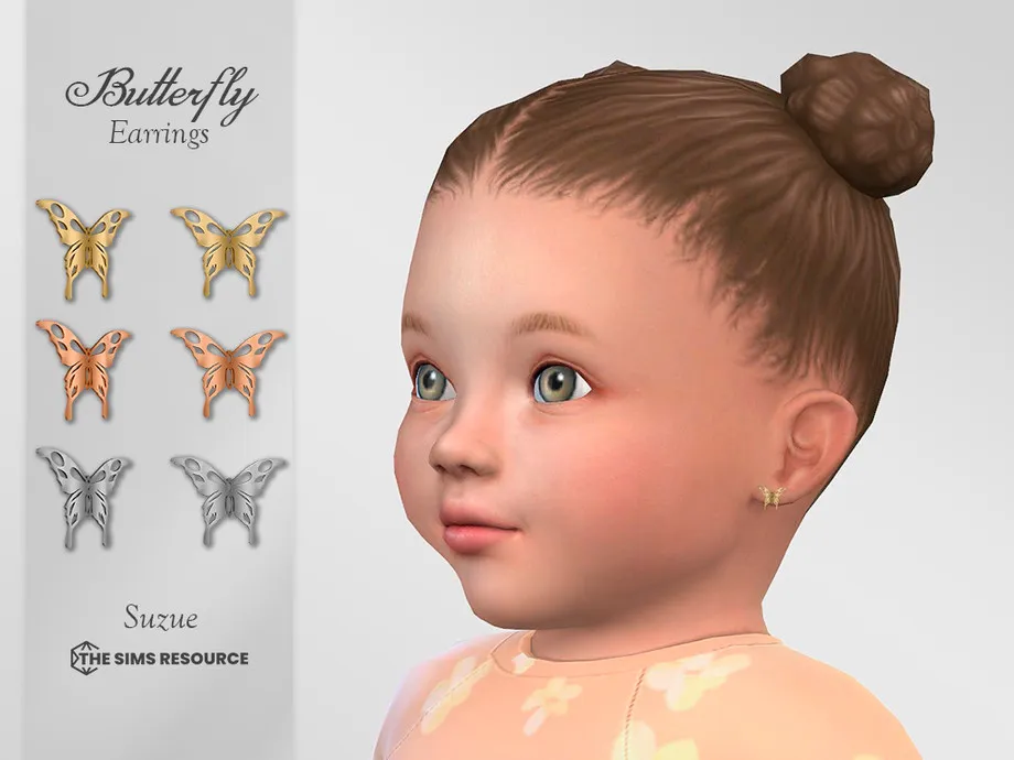 Butterfly Earrings Infant