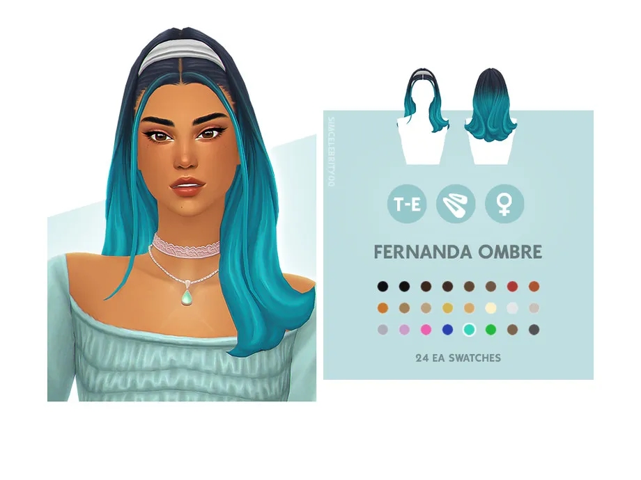 Fernanda Hairstyle - Ombre Accessory