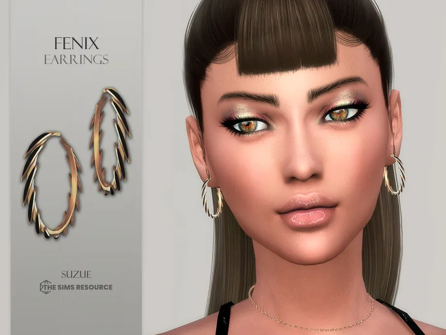 Fenix Hoops Earrings