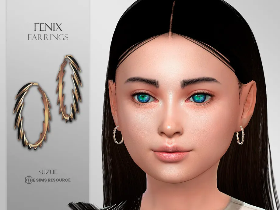 Fenix Hoops Earrings Child