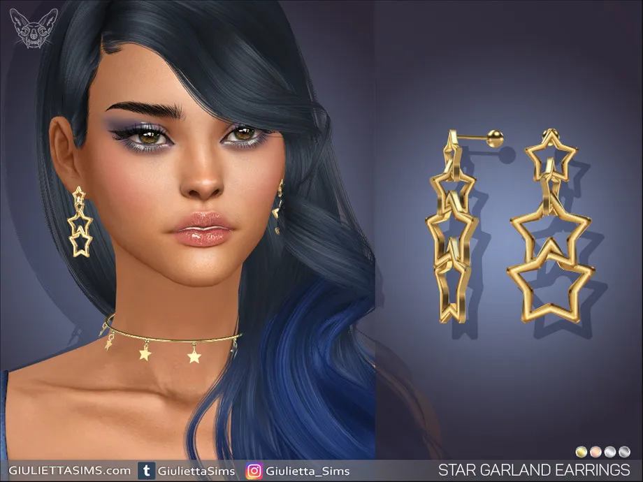 Star Garland Earrings