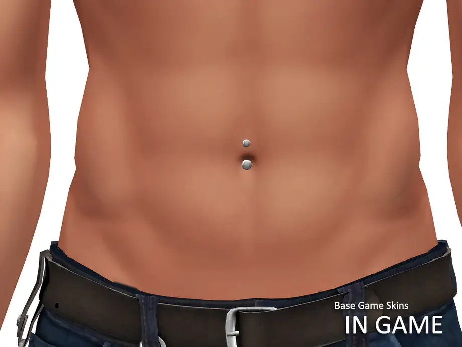 Simply BellyButton Piercing for men