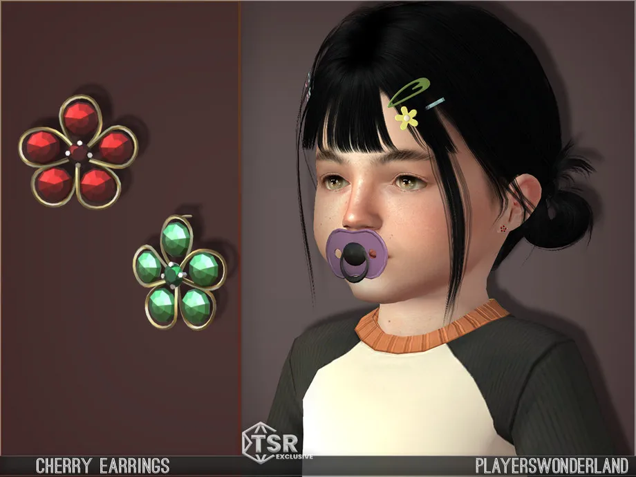 Cherry Earrings TODDLER