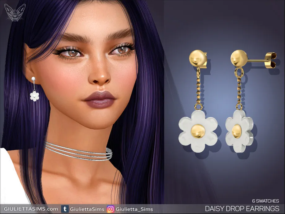 Daisy Drop Earrings