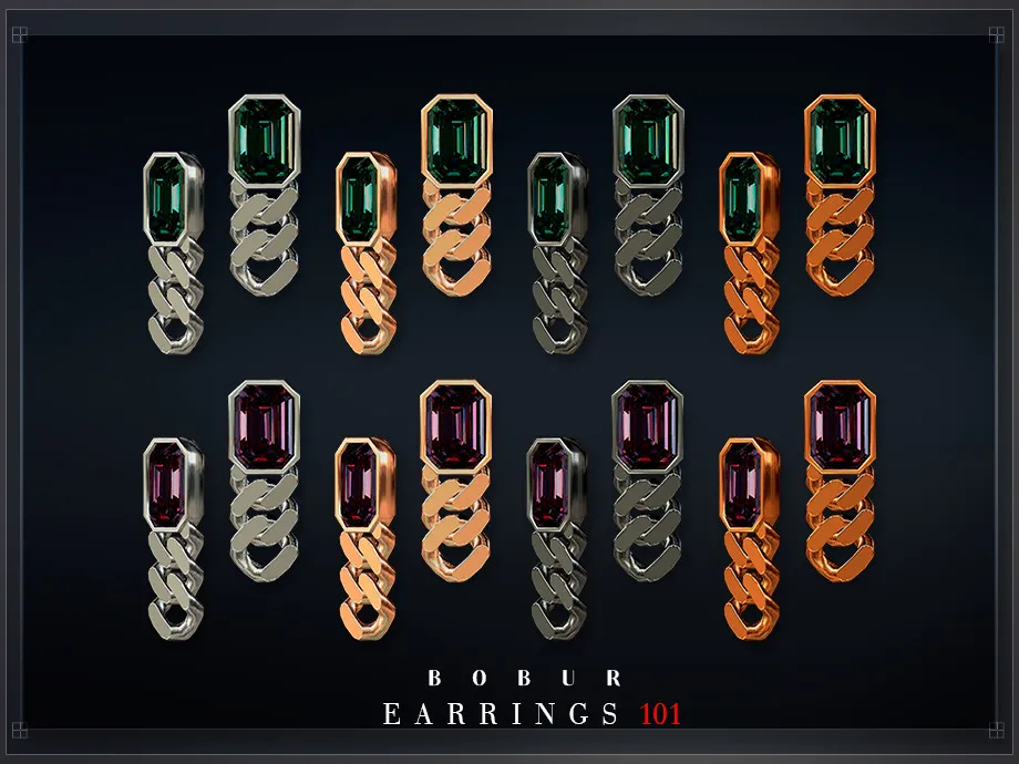 Hanging Chain Earrings