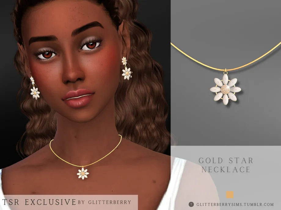 Flower Gold Necklace