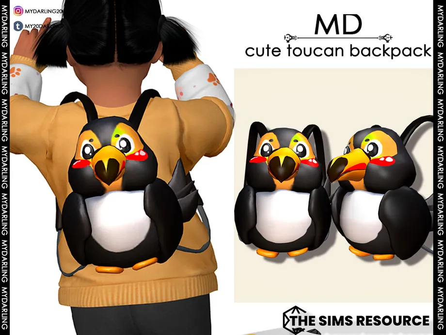 cute toucan backpack Toddler