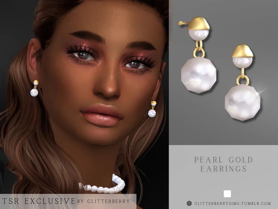 Pearl Gold Earrings