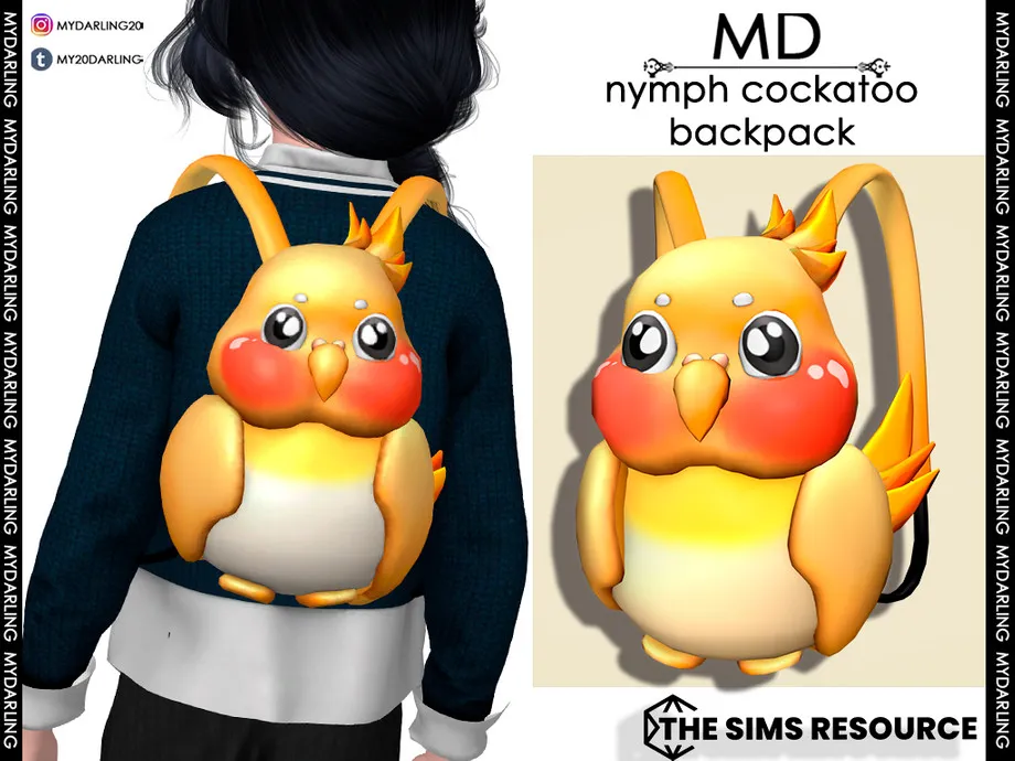 nymph cockatoo backpack Child