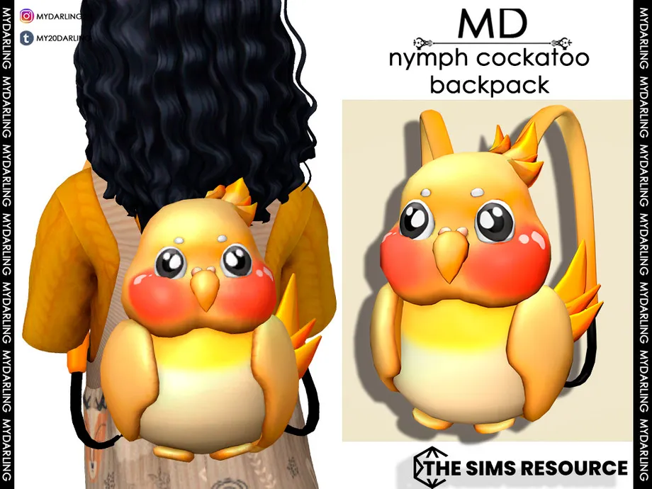 nymph cockatoo backpack Toddler