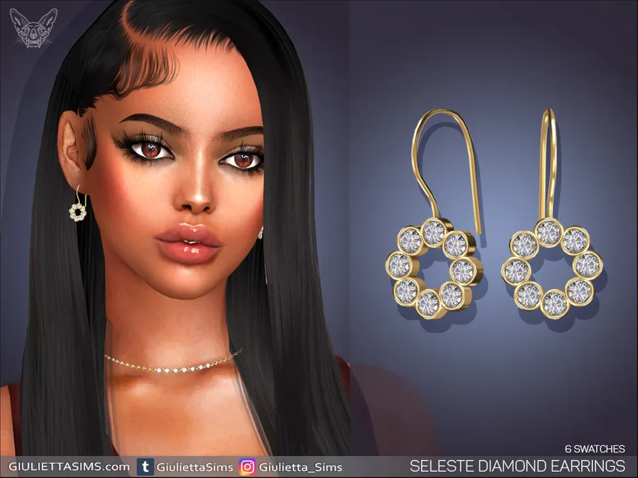 Seleste Diamond Earrings