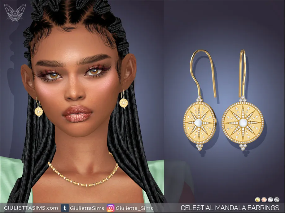 Celestial Mandala Earrings