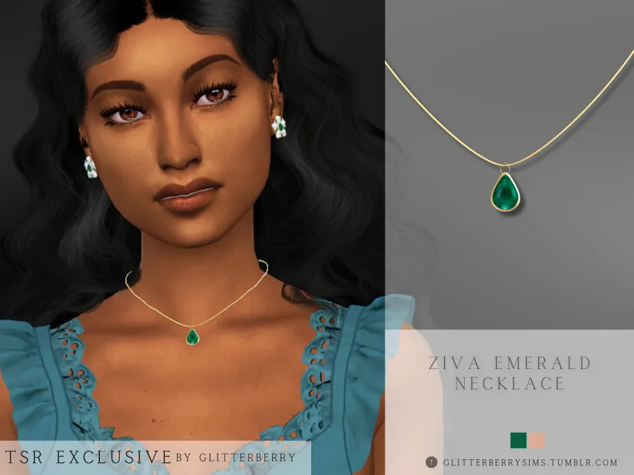 Ziva Emerald Necklace
