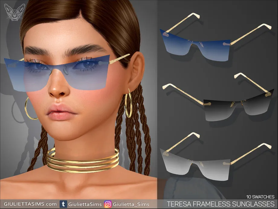 Teresa Frameless Sunglasses