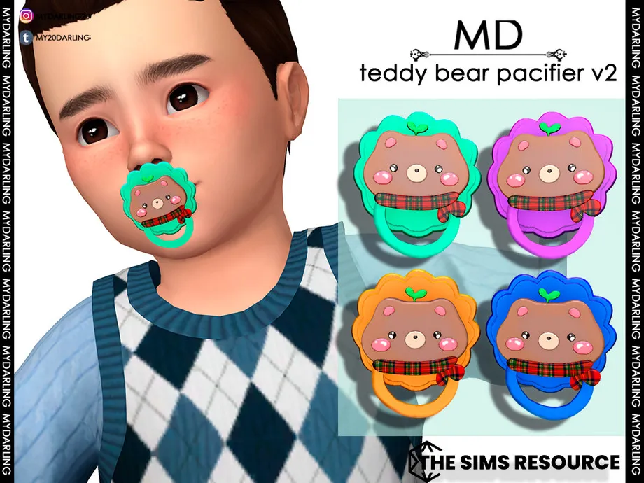teddy bear pacifier v2 Toddler