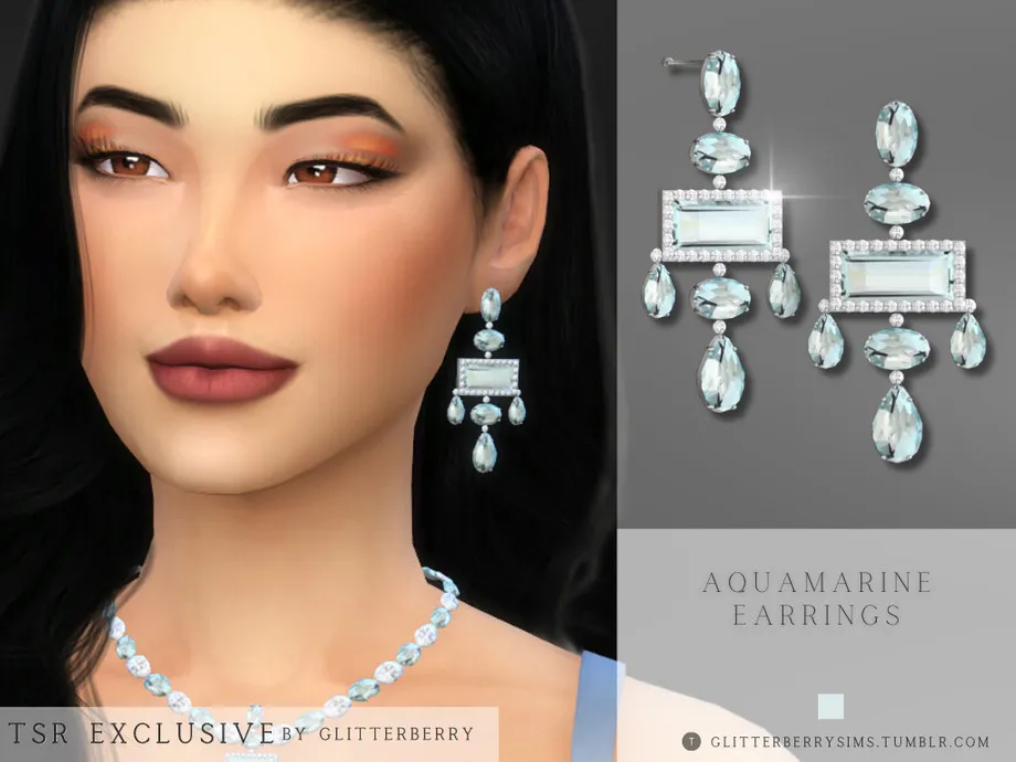 Aquamarine Earrings