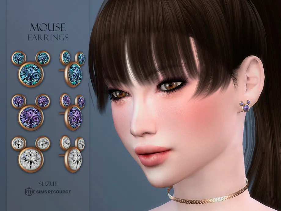 Mouse Earrings