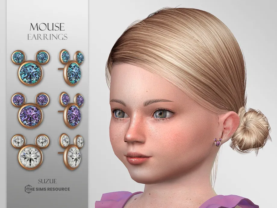 Mouse Earrings Toddler