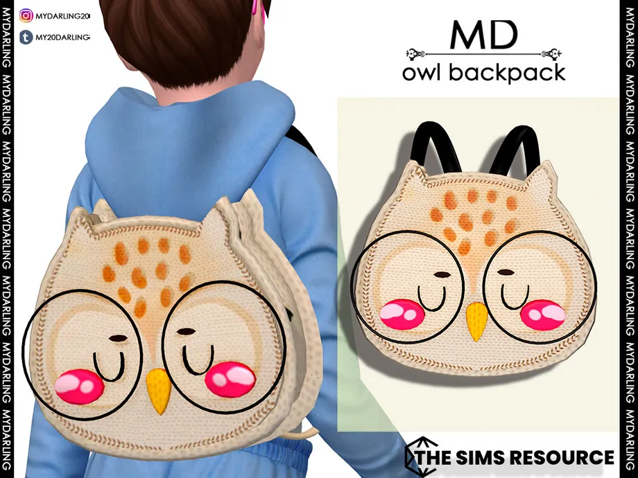 owl backpack Child