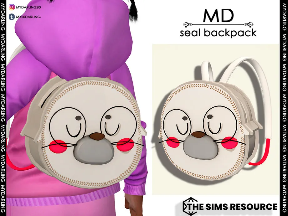 seal backpack Toddler