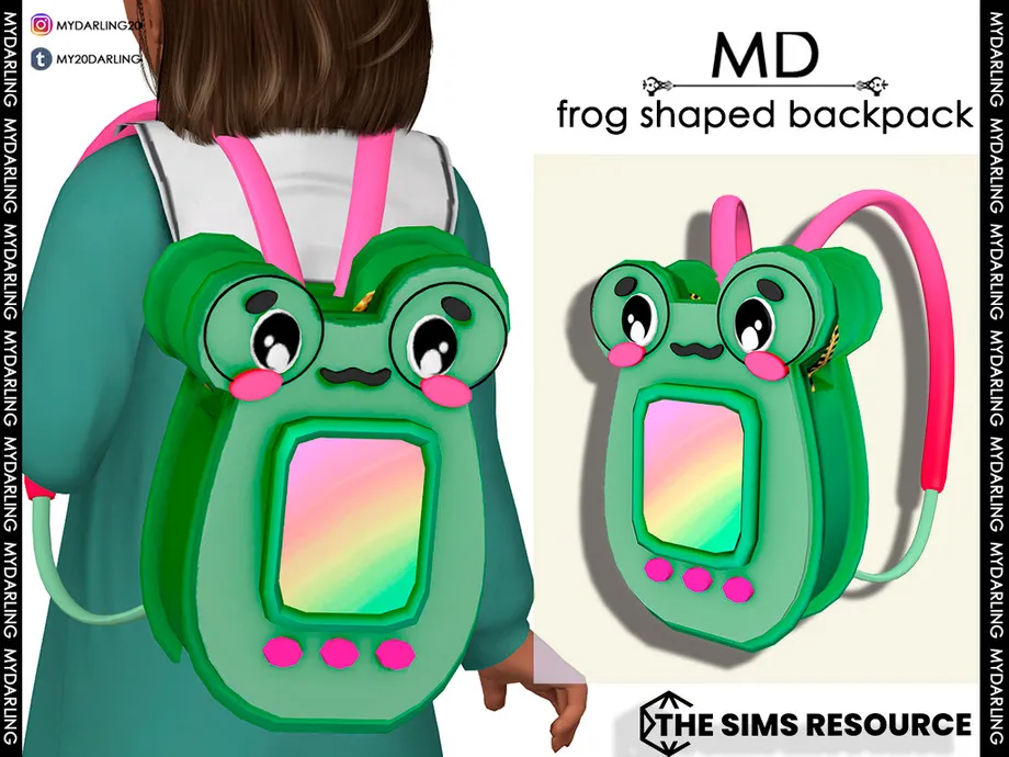 frog shaped backpack Toddler
