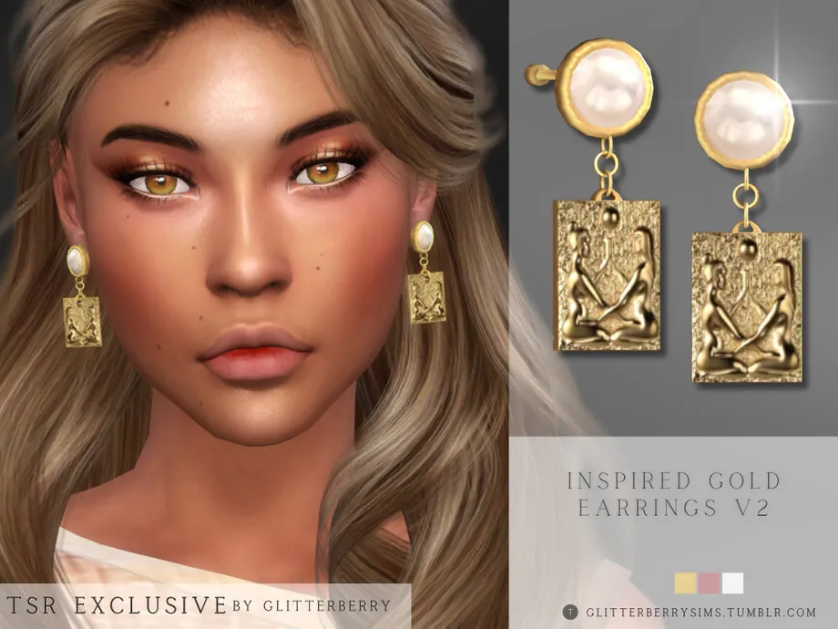 Inspired Gold Earrings v2