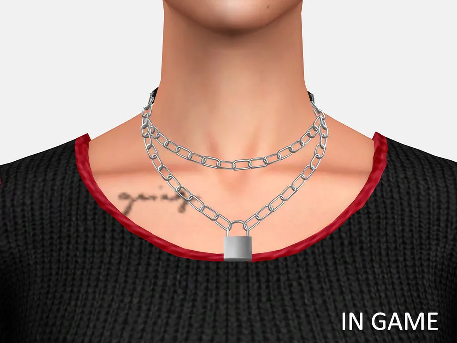 Chain Locked Necklace for woman