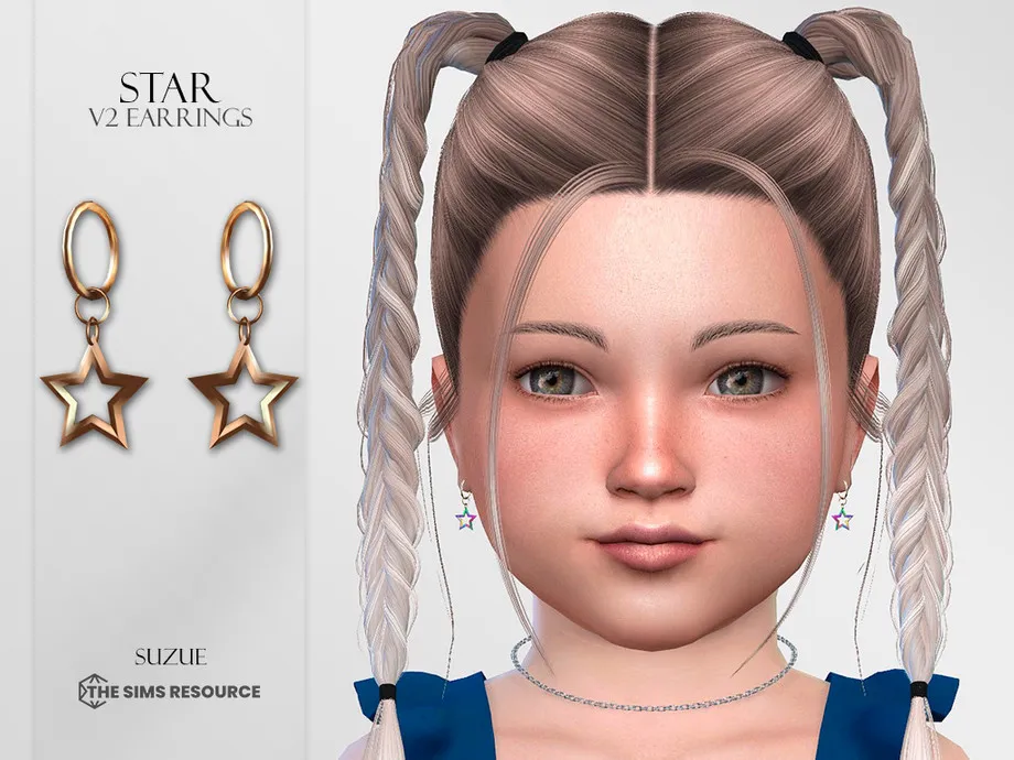 Star V2 Earrings Toddler