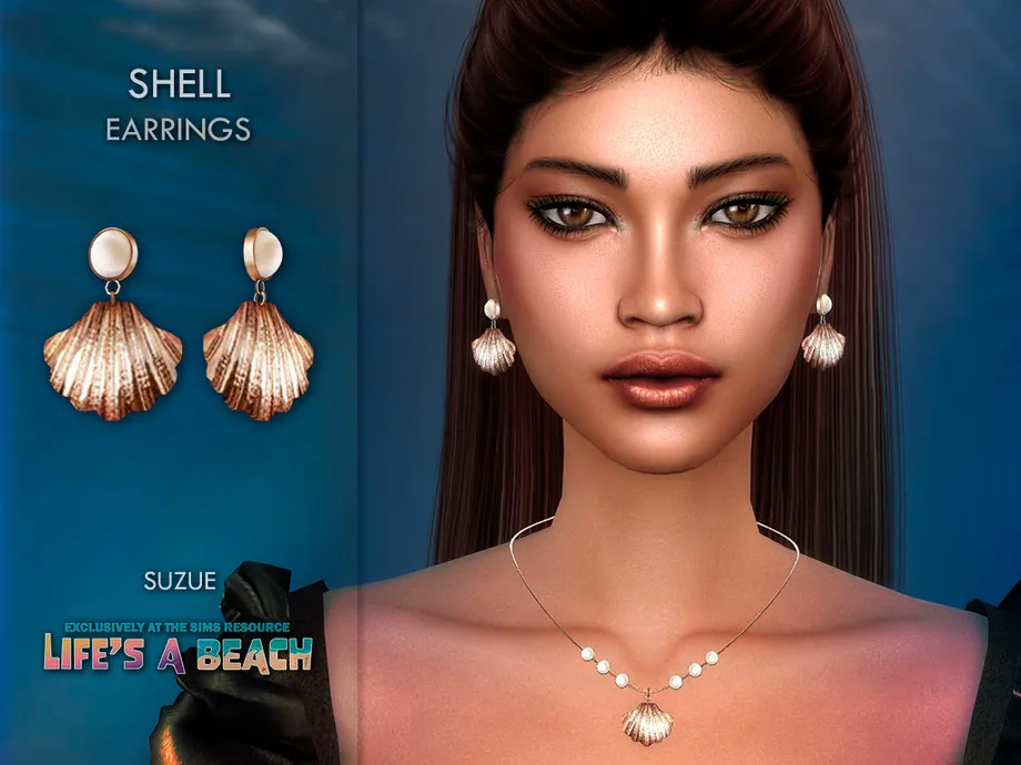 Life's a Beach Shell Earrings