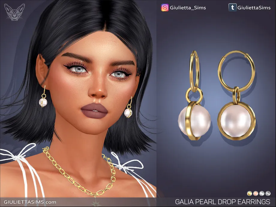 Galia Pearl Drop Earrings