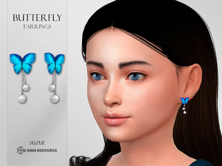 Butterfly Earrings Child