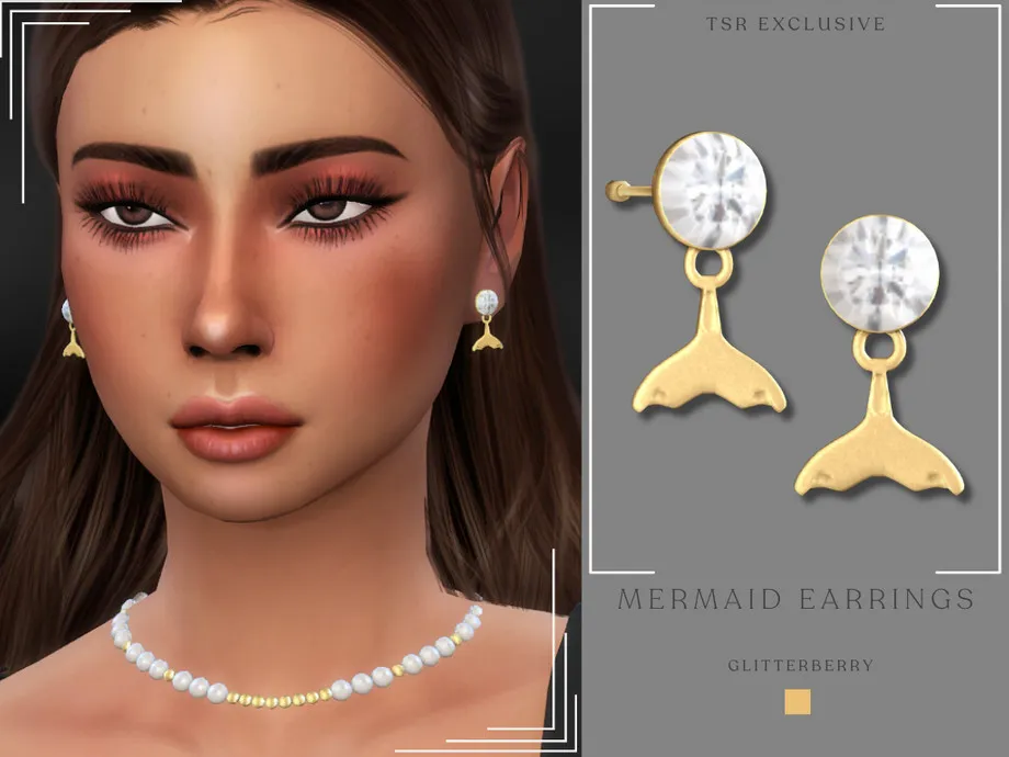 Mermaid Earrings v2