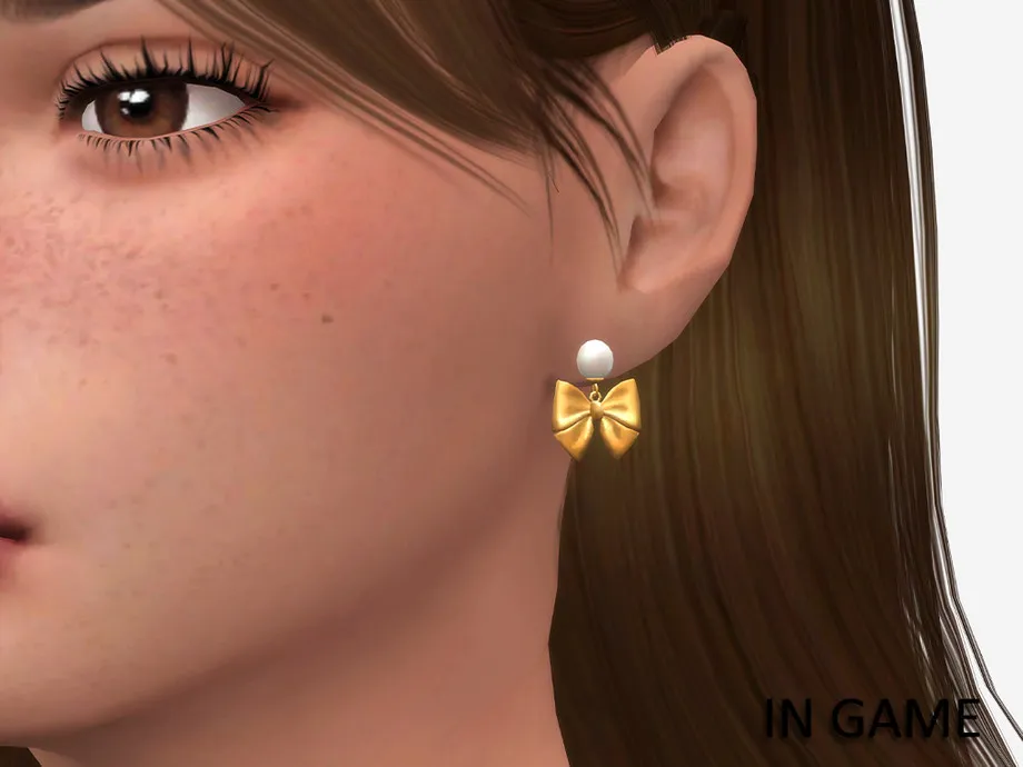 Adorable Ribbon Earrings for children