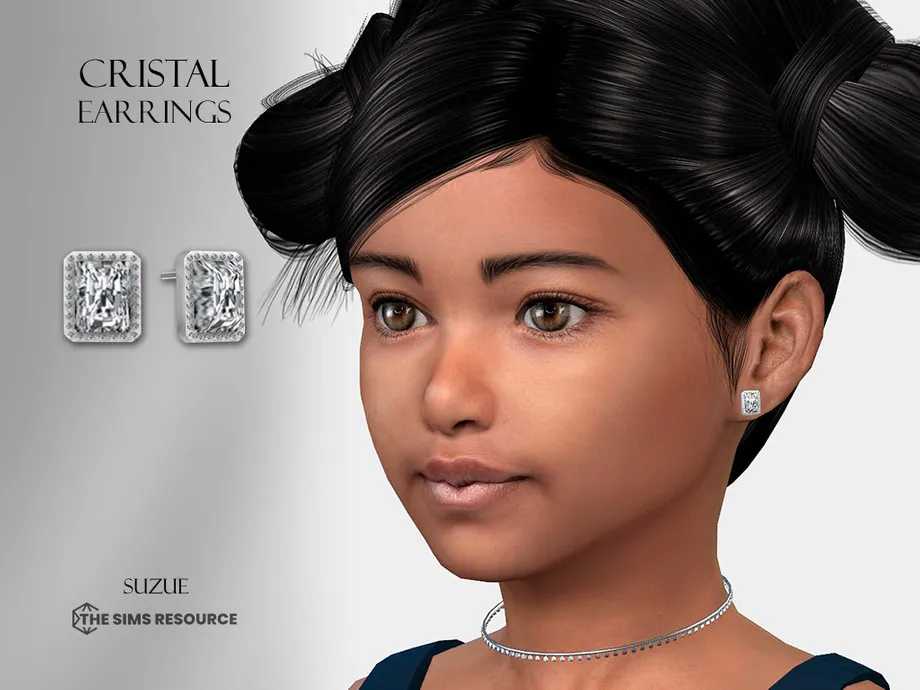 Cristal Earrings Child