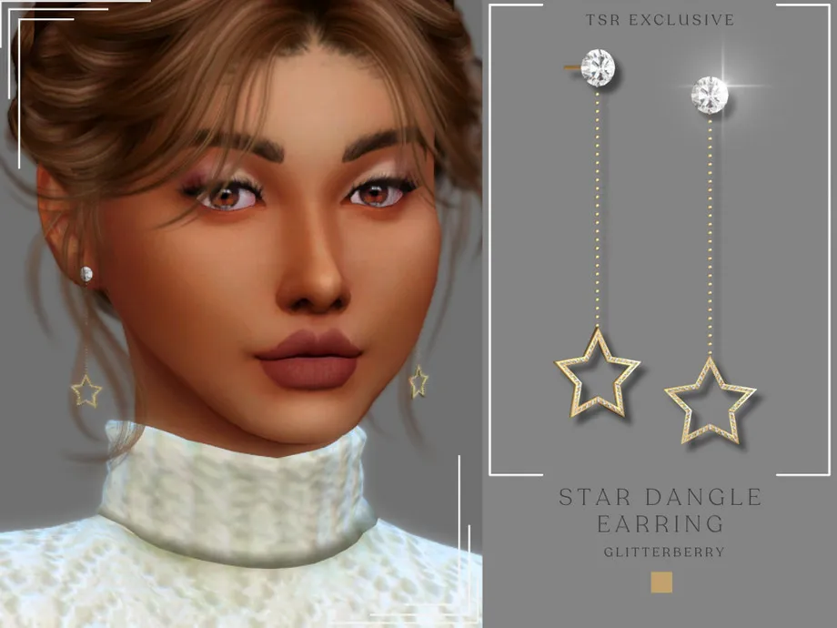 Star Dangle Earrings