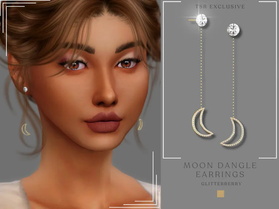 Moon Dangle Earrings