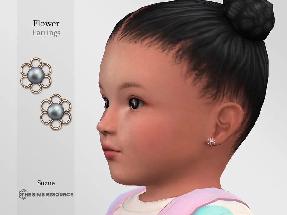 Flower Earrings Infant