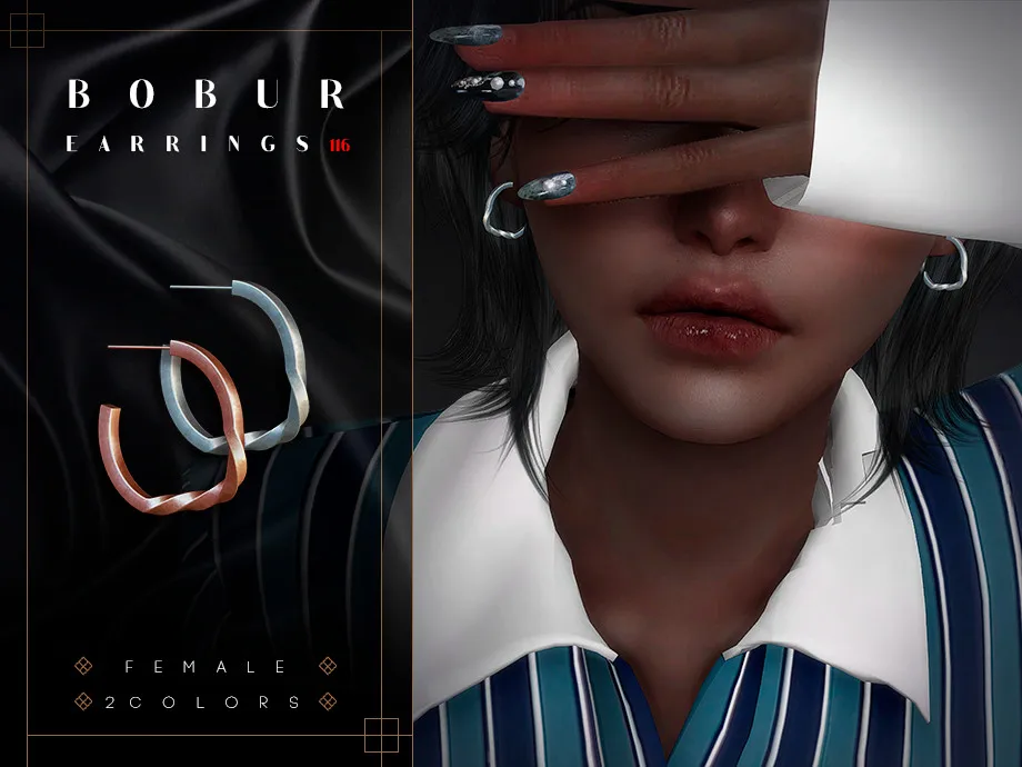 Small Spiral Round Earrings