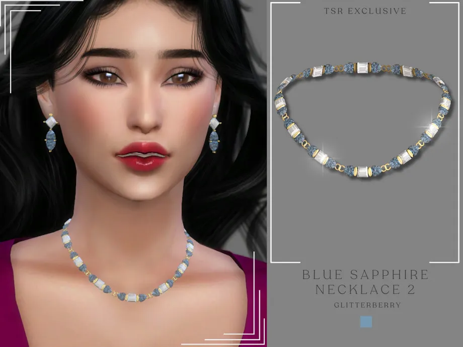 Sapphire Blue Necklace 2