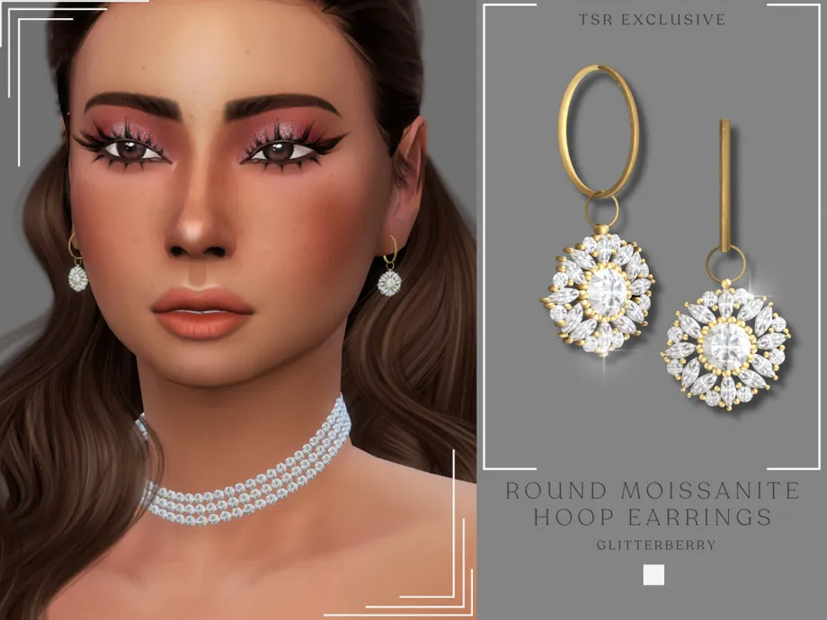 w-920h-690-3567764.jpg Round Moissanite Hoop Earring - Image 1