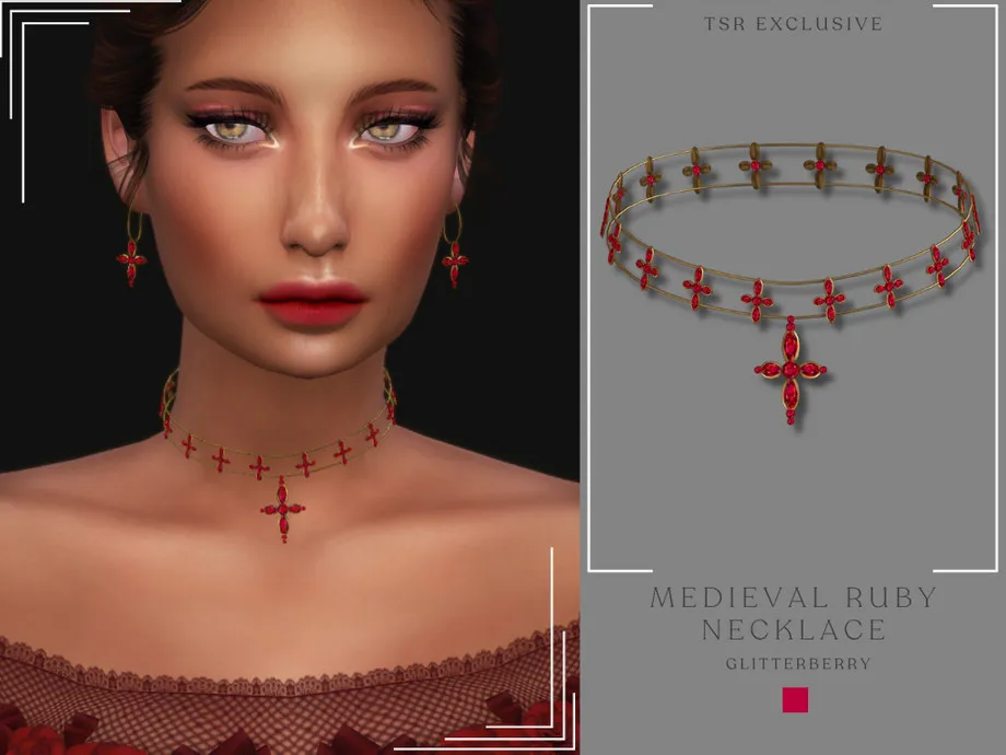 Medieval Ruby Necklace