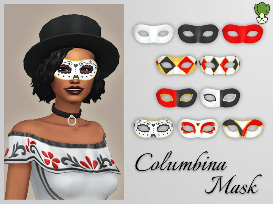 Venetian Mask - Columbina
