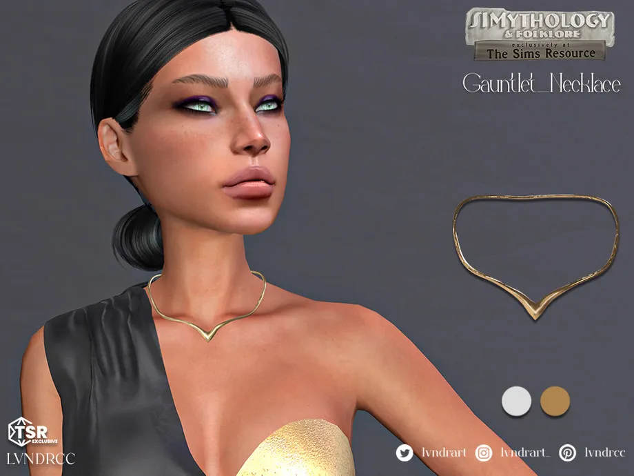 Simythology Gauntlet Necklace